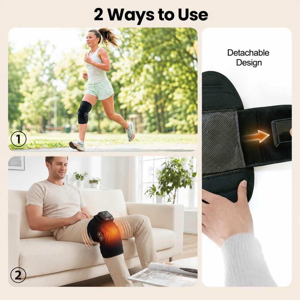 telepepe cordless red light therapy shoulder heating pad, 3 modes, 3000mah rechargable battery hnb 324 (copy2)