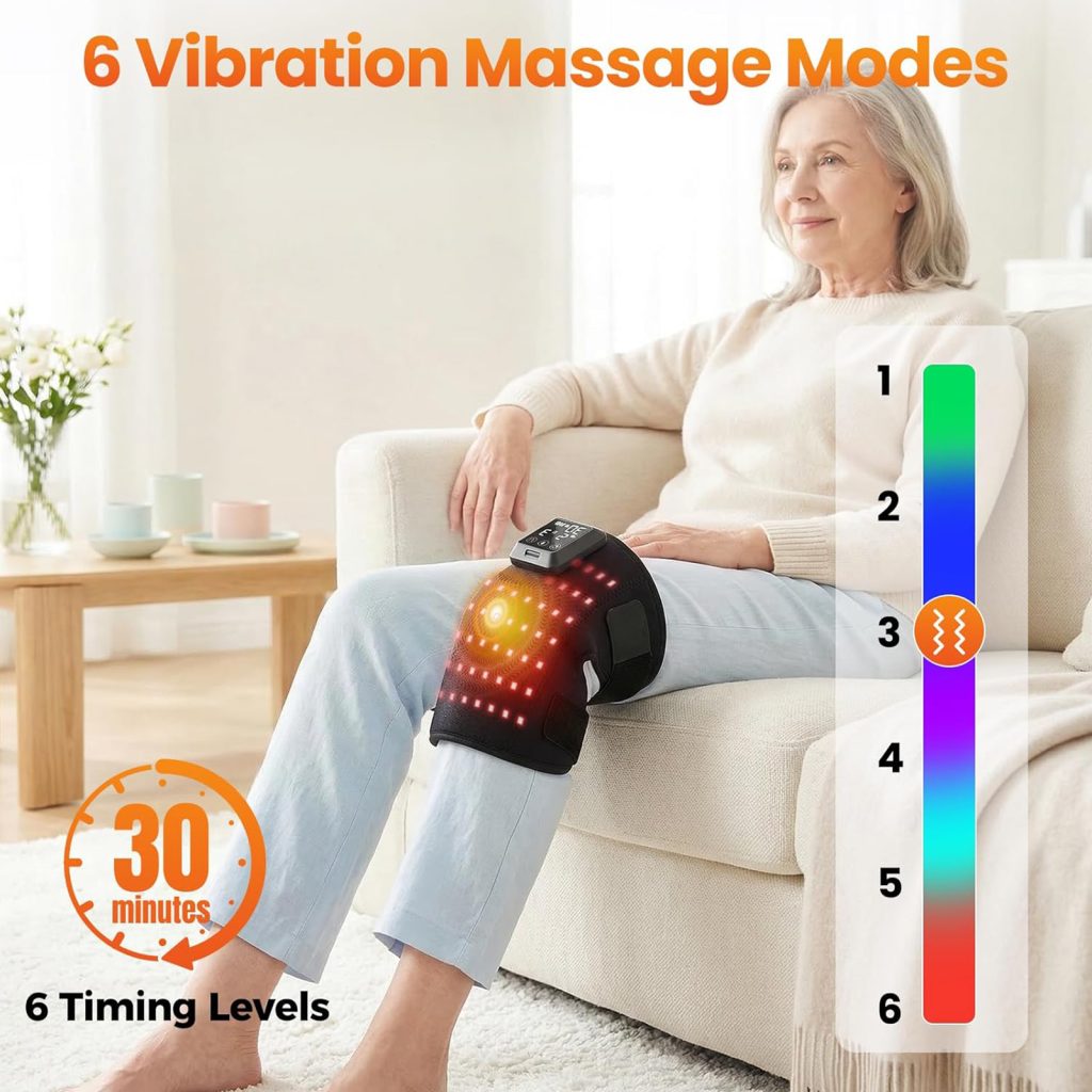 telepepe cordless red light therapy shoulder heating pad, 3 modes, 3000mah rechargable battery hnb 324 (copy)