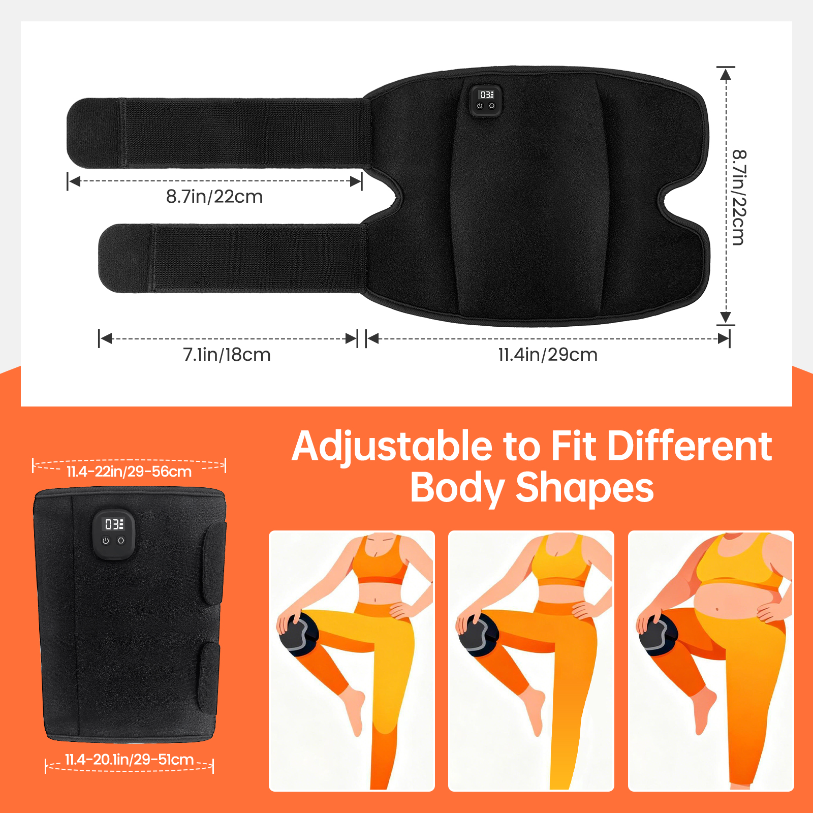 telepepe heated knee massager, 3000mah, 660&850nm red light therapy device, 3 heat 3 vibration massage, hnb 757(single) (copy) telepepe heated knee massager, 3000mah, 660&850nm red light therapy device, 3 heat 3 vibration massage, hnb 757(single) (copy)