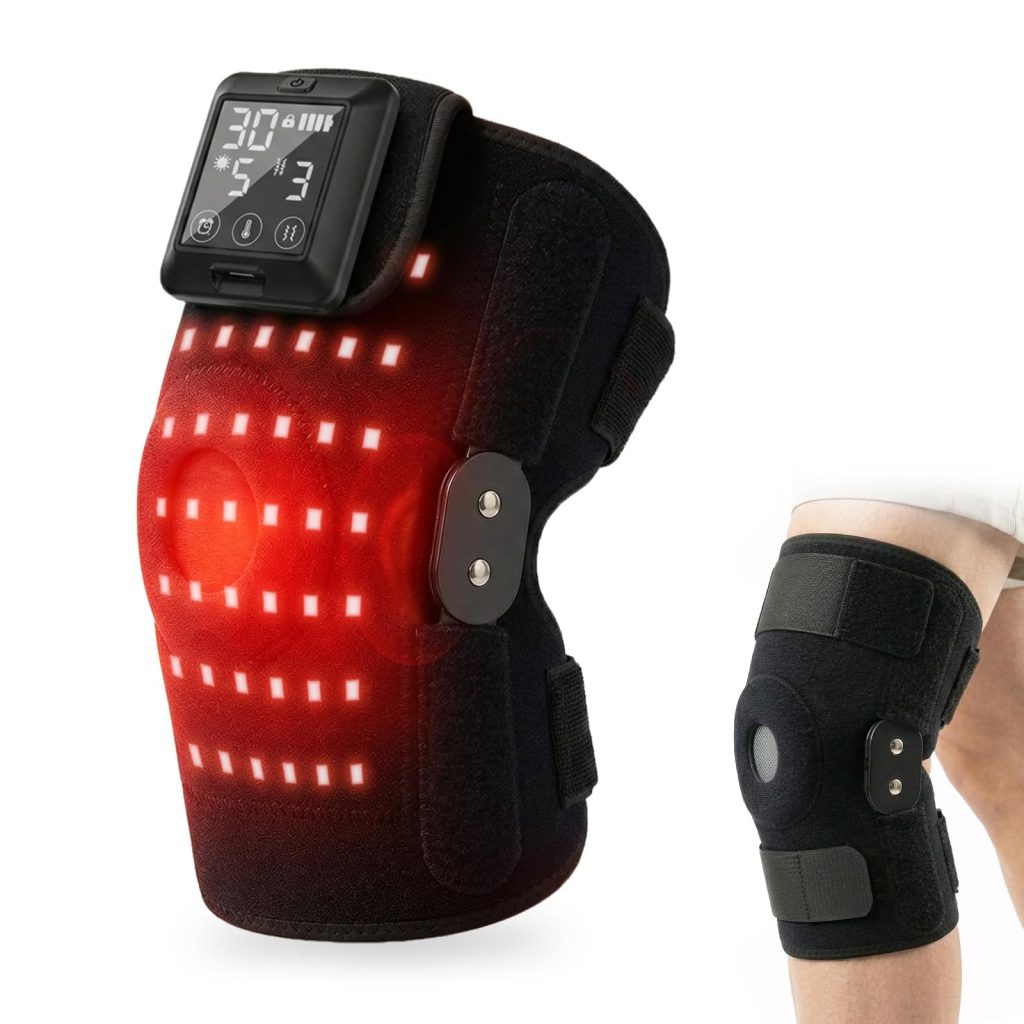 telepepe cordless red light therapy shoulder heating pad, 3 modes, 3000mah rechargable battery te shp835 (copy)