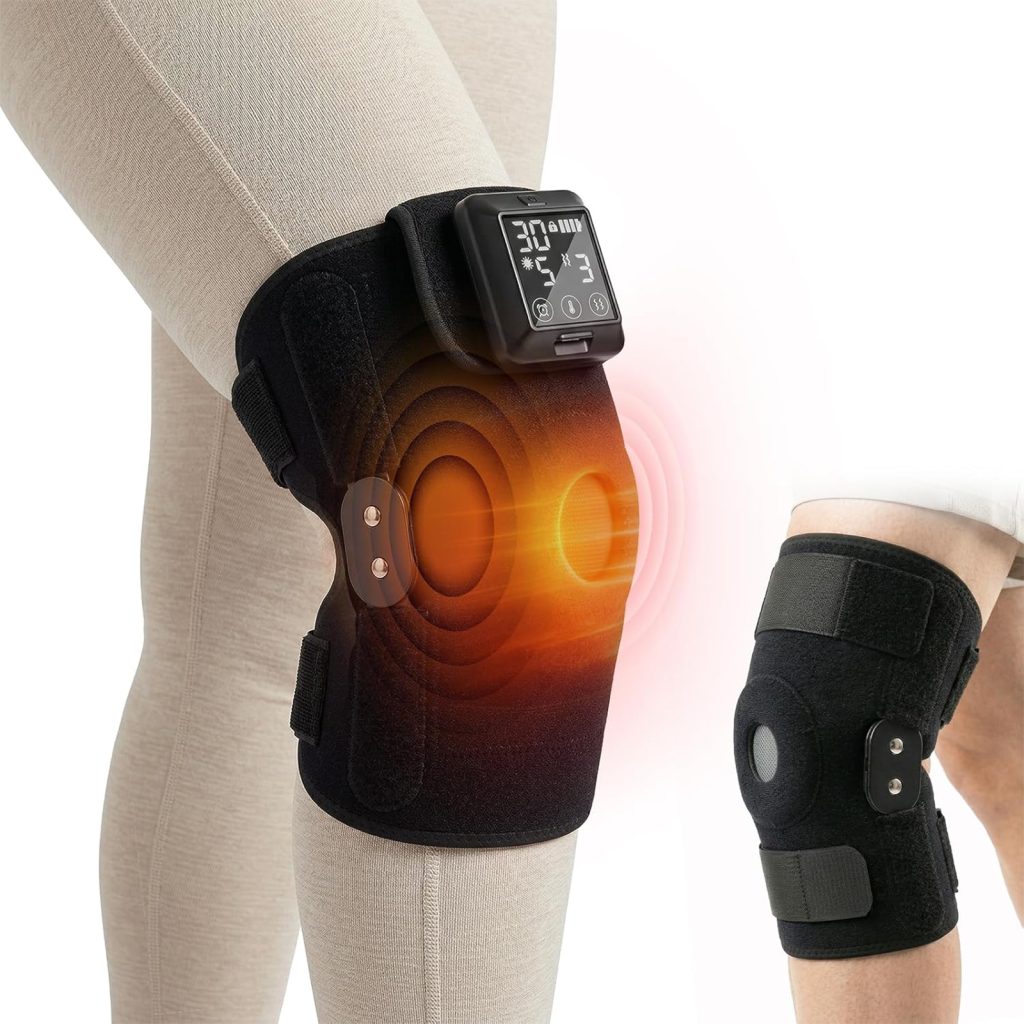 telepepe cordless red light therapy shoulder heating pad, 3 modes, 3000mah rechargable battery hnb 324 (copy)
