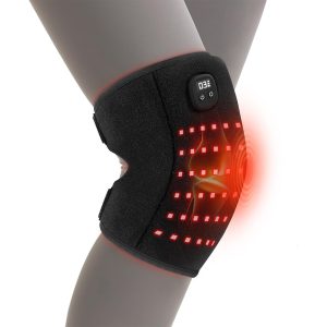 telepepe heated knee massager, 3000mah, 660&850nm red light therapy device, 3 heat 3 vibration massage, hnb 757(single) (copy)